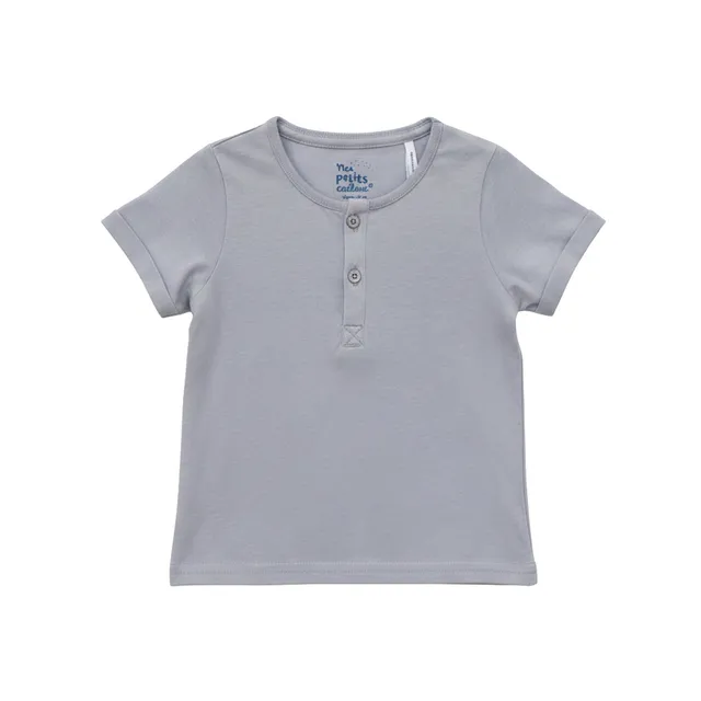Stokomani Mode Tee-shirt col tunisien 12M