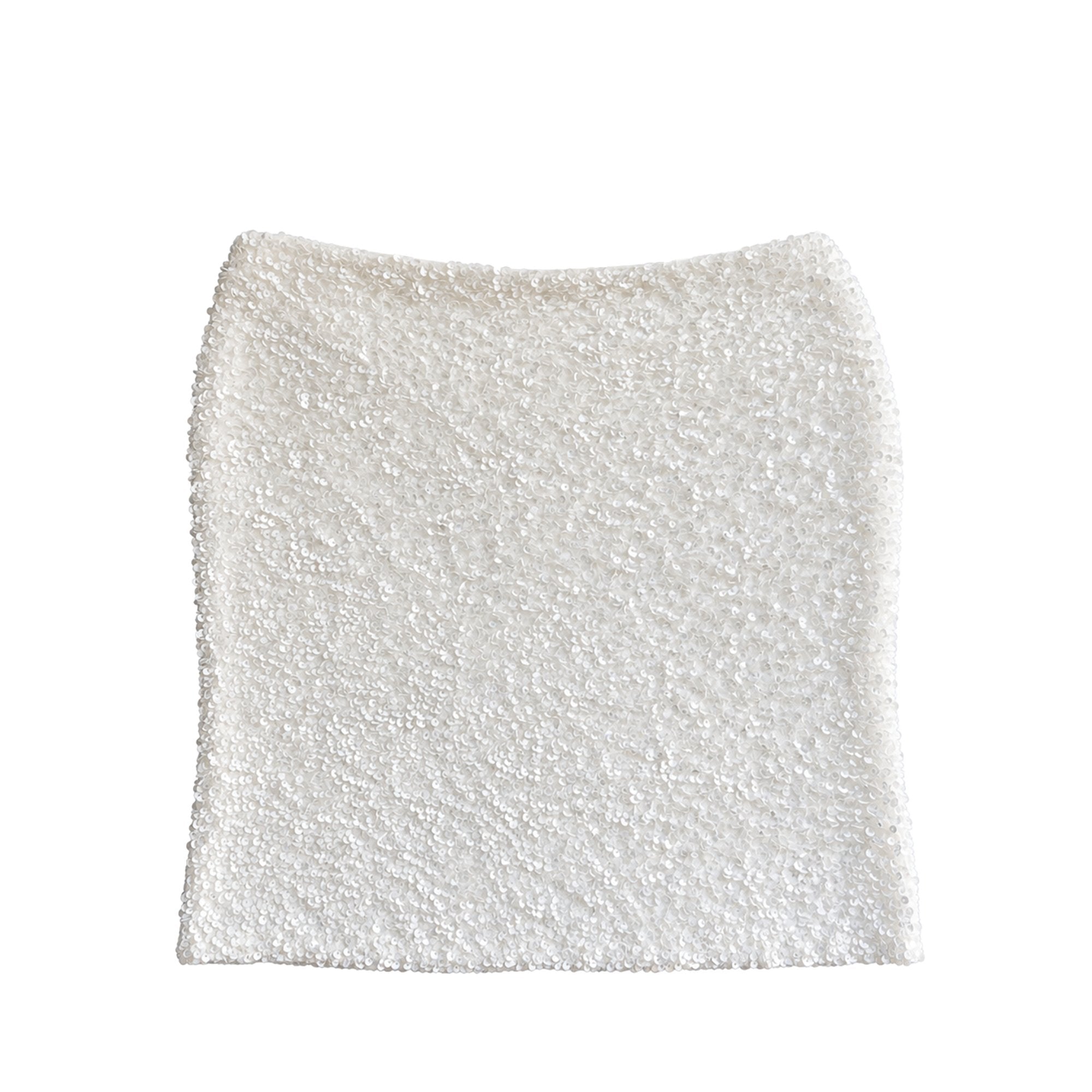 Stokomani Mode Top en sequin Blanc 40