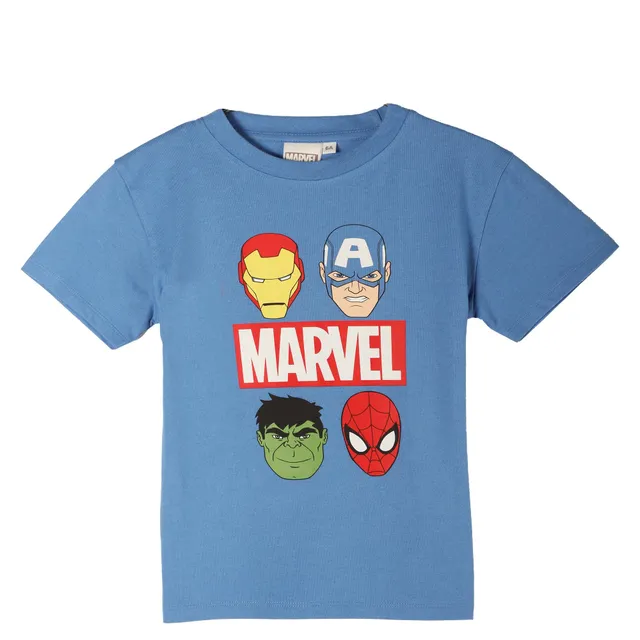 Marvel tee-shirt bleu enfant manches courtes 06A