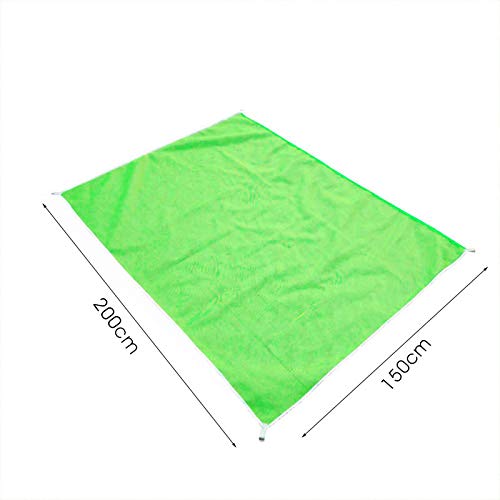 Shop-Story Sand Free Mat drap plage anti-sable vert 150x200