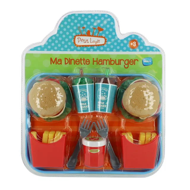 Stokomani dinette hamburger jouet enfant 2-4 ans