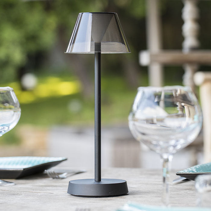 Red Deco Beverly Black H34cm lampe sans fil lot 2 blanc chaud