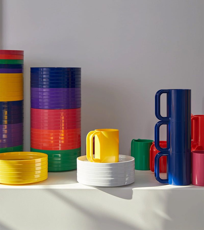 L'avant gardiste Max Heller set 6 mugs rainbow céramique