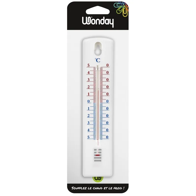 Safe Tool Services généraux Thermomètre plastique 195 x 42 mm