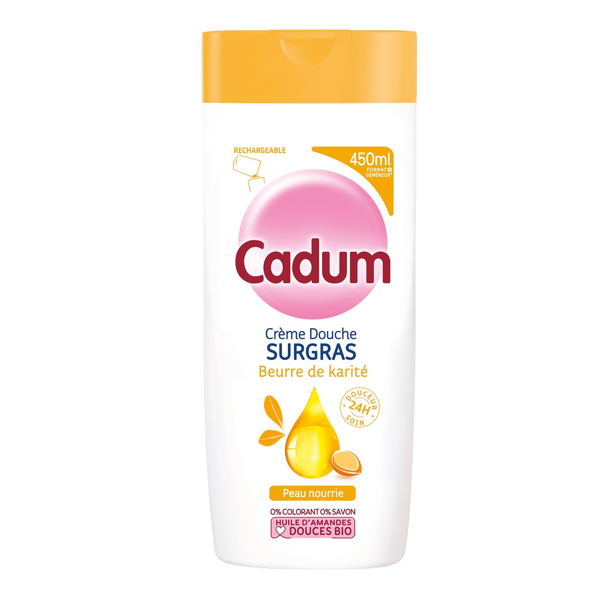 Cadum Crème de Douche Surgras Beurre de Karité Gel Douche