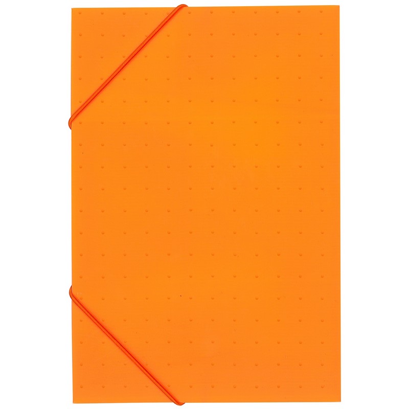 Safe Tool Fournitures de bureau chemise 3 rabats A4 PP orange