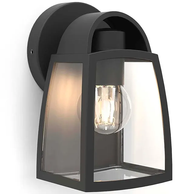 Red Deco Kelsey applique murale extérieur noir E27 H20cm IP44