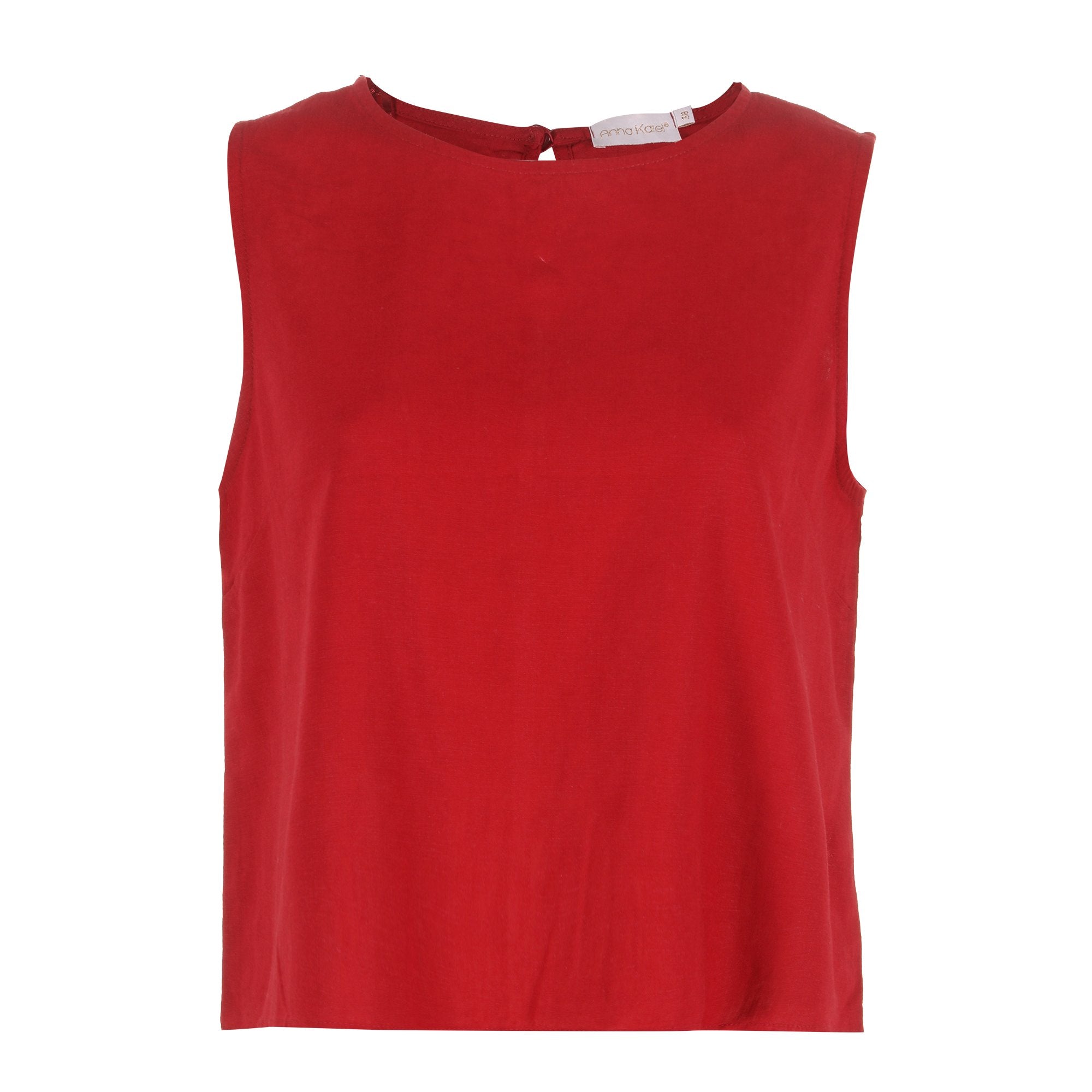 Stokomani Mode Top sans manche rouge haut femme taille 38