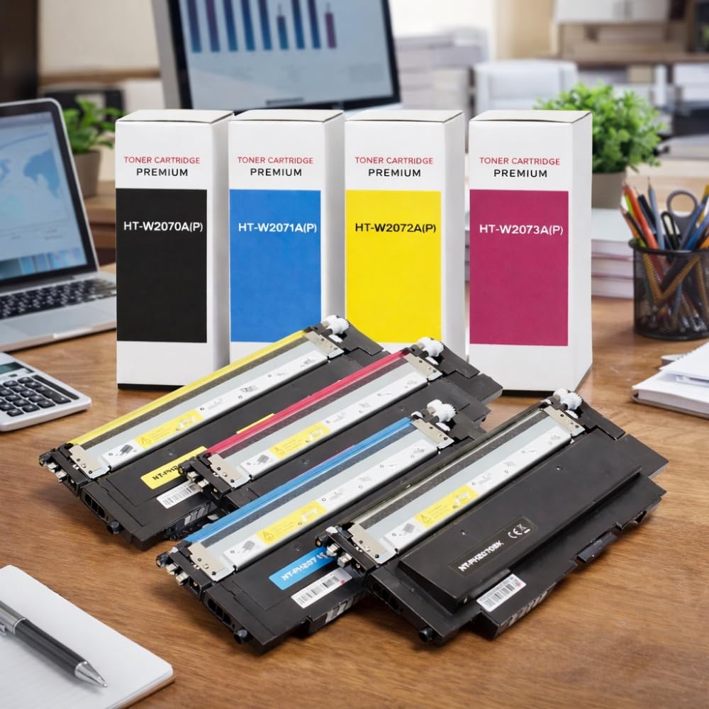 Shop-Story Pack 4 Toners HP 117A W2070A Laser Couleur