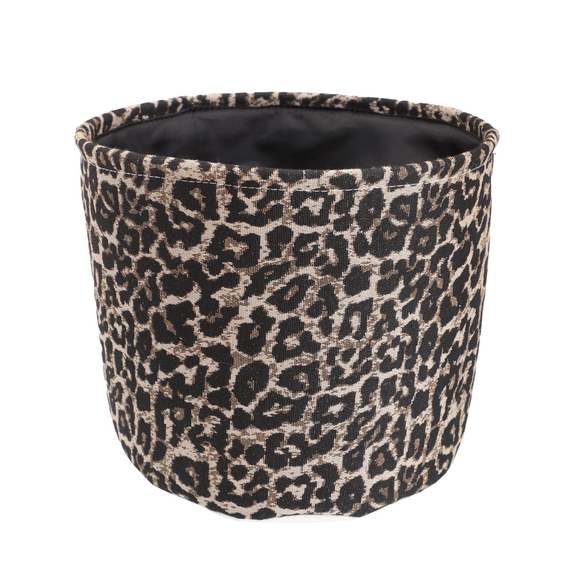 Stokomani Maison Panier rond Space N Box zèbre 27 cm Marron