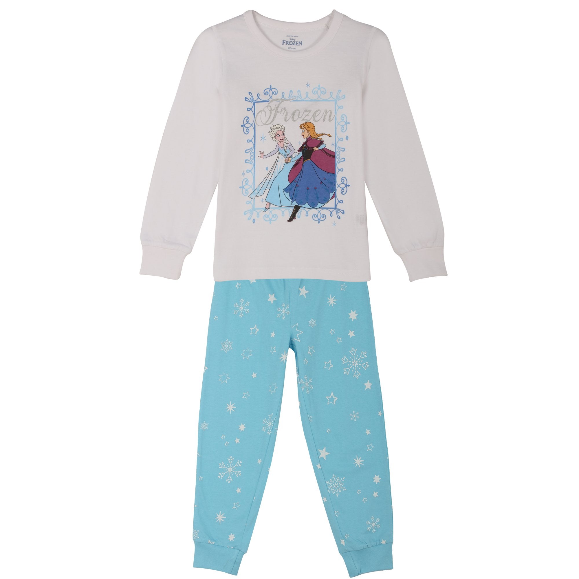 Stokomani Mode Pyjama bas resserré licence 4/8 ans bleu clair