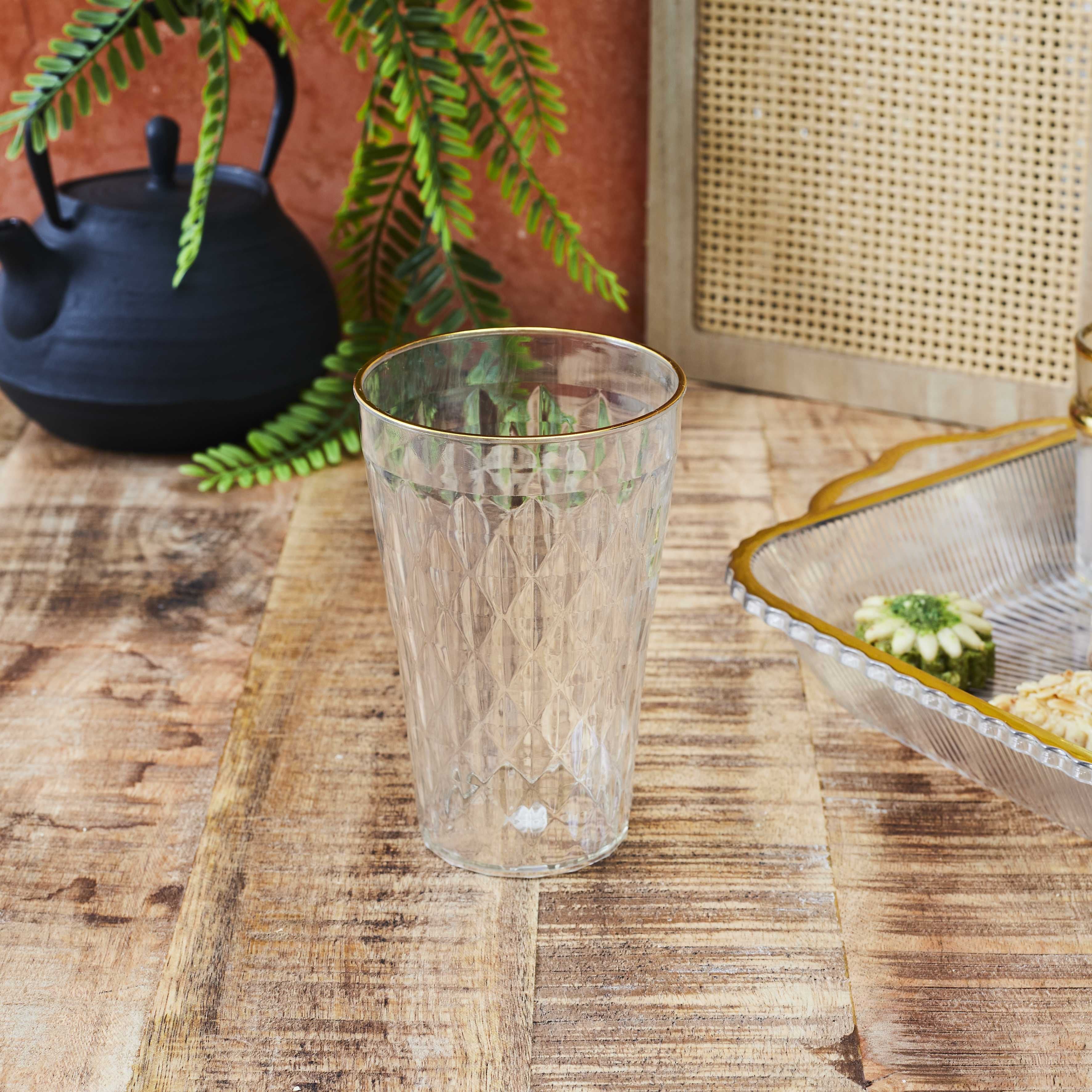 Stokomani Maison Verre plastique 42 cl transparent