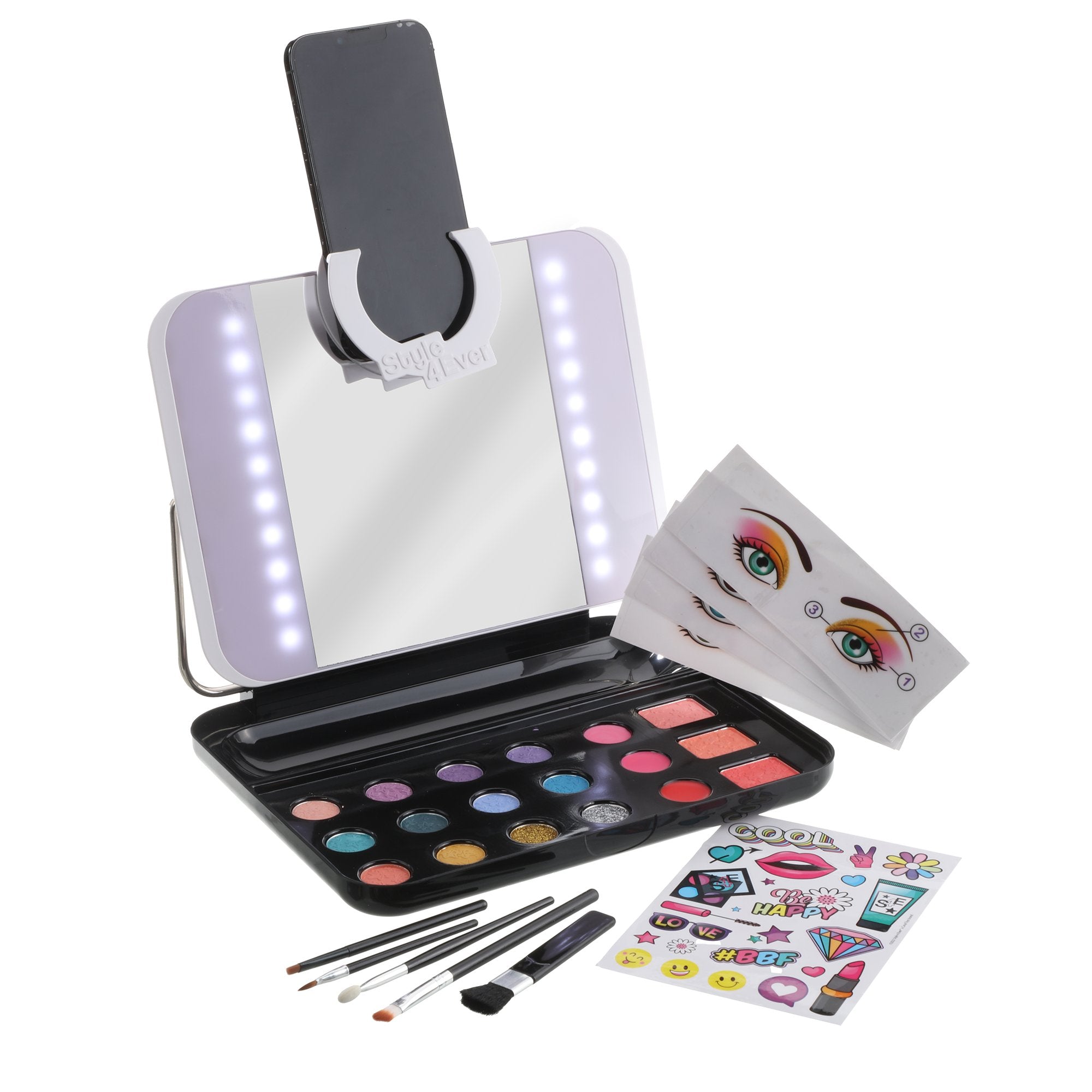 Stokomani Mallette de maquillage miroir LED jouet enfant 5 ans
