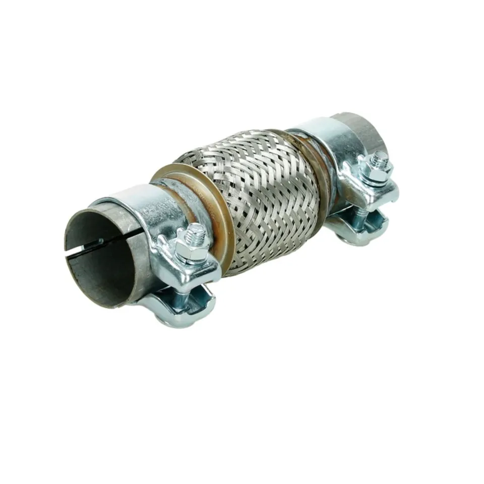 ECD Germany flexible échappement inox 50x100 mm avec colliers