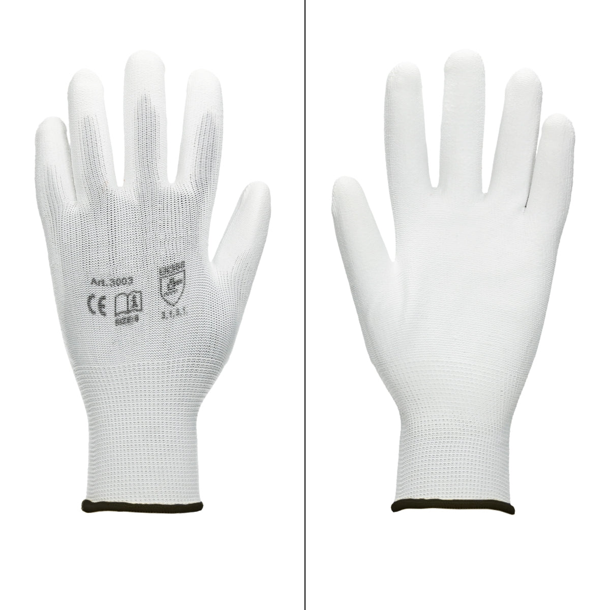 ECD Germany gants montage blancs taille 10 XL lot 12