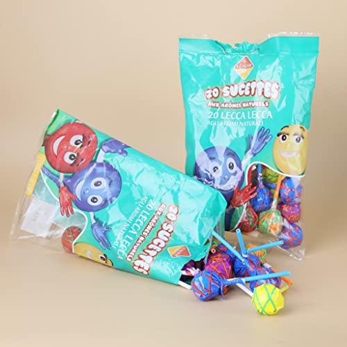 Leader Price Sucettes arômes naturels x20 257g bonbons fruit