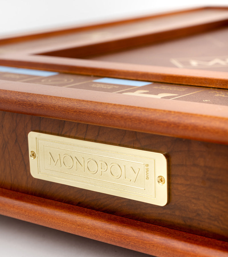 Monopoly De luxe en bois jeu de société famille