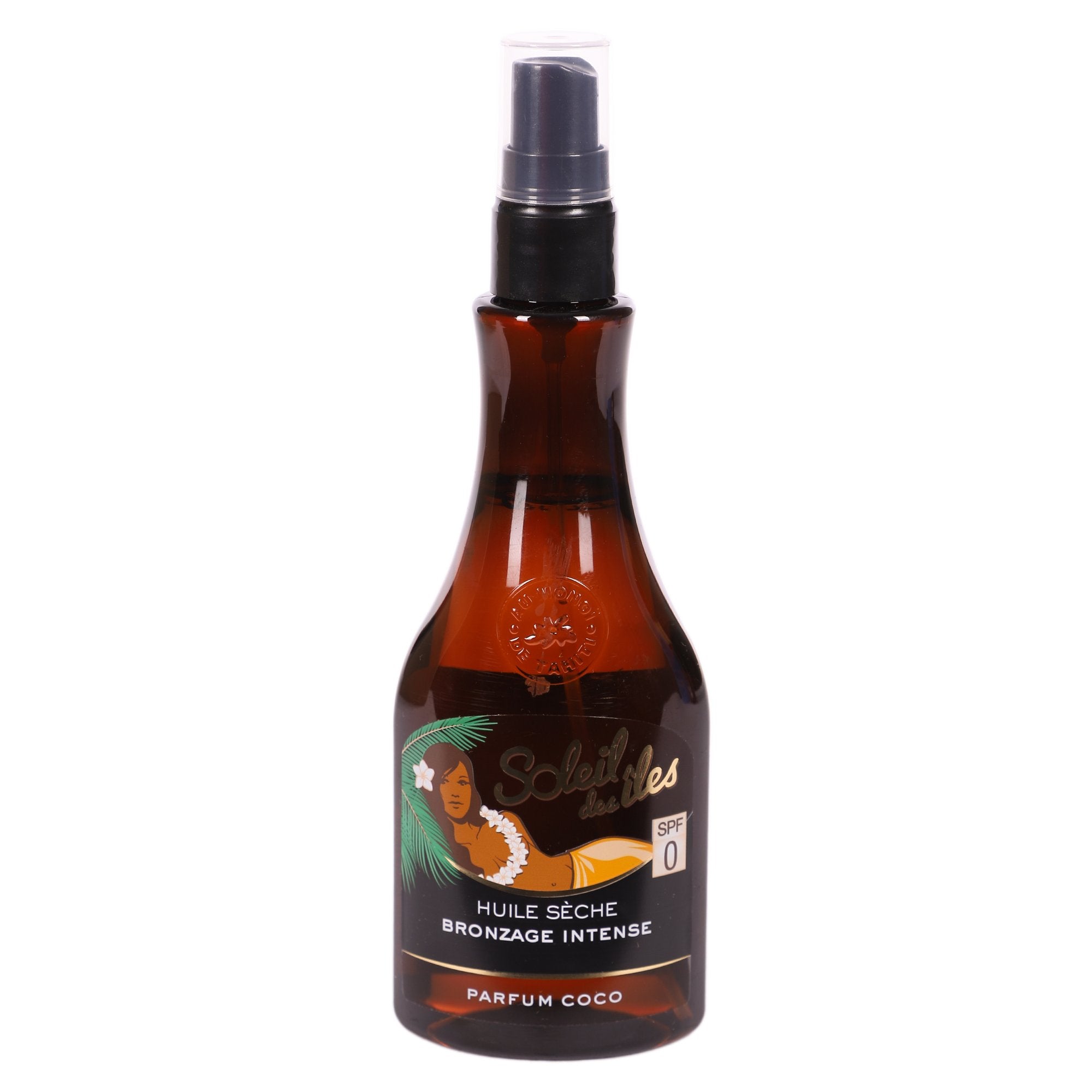 Soleil des Îles Huile sèche bronzage intense coco