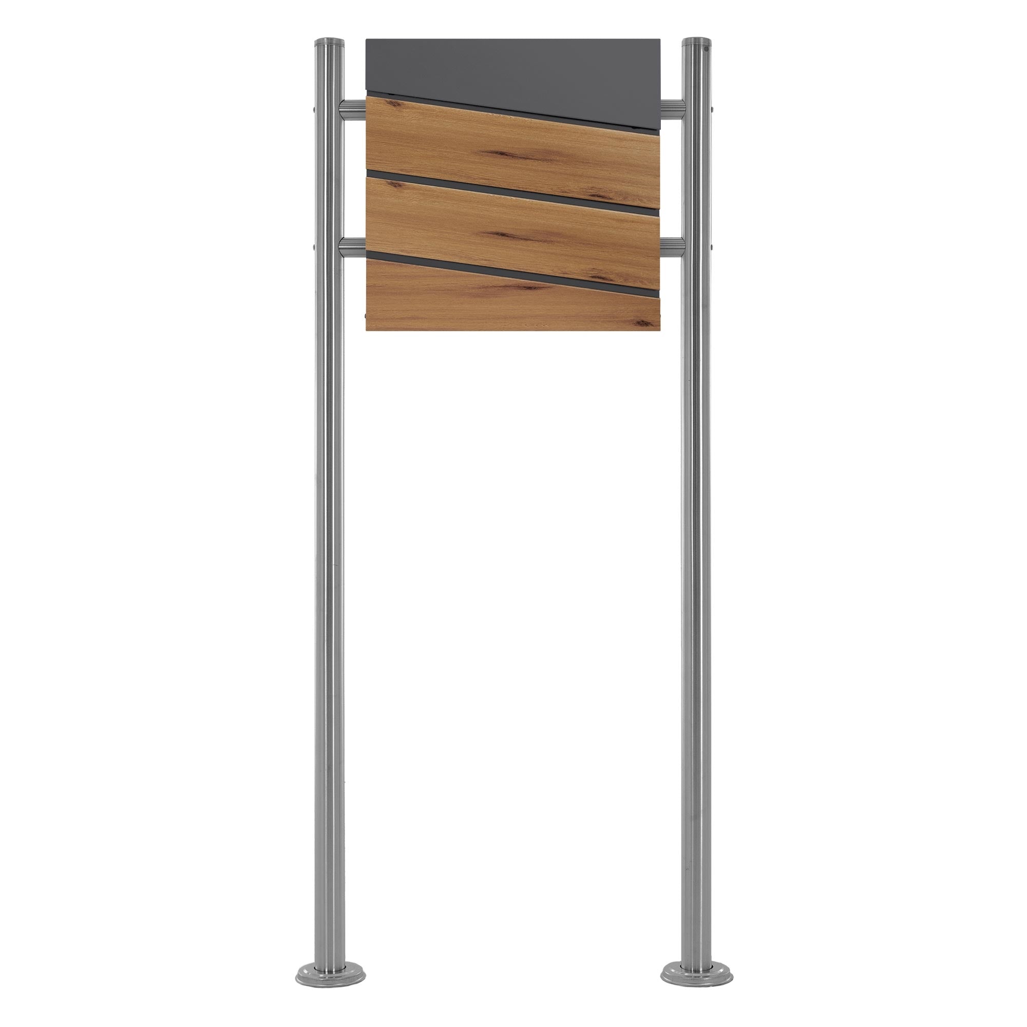 ML-Design boîte aux lettres 120 cm noir marbre modèle 23