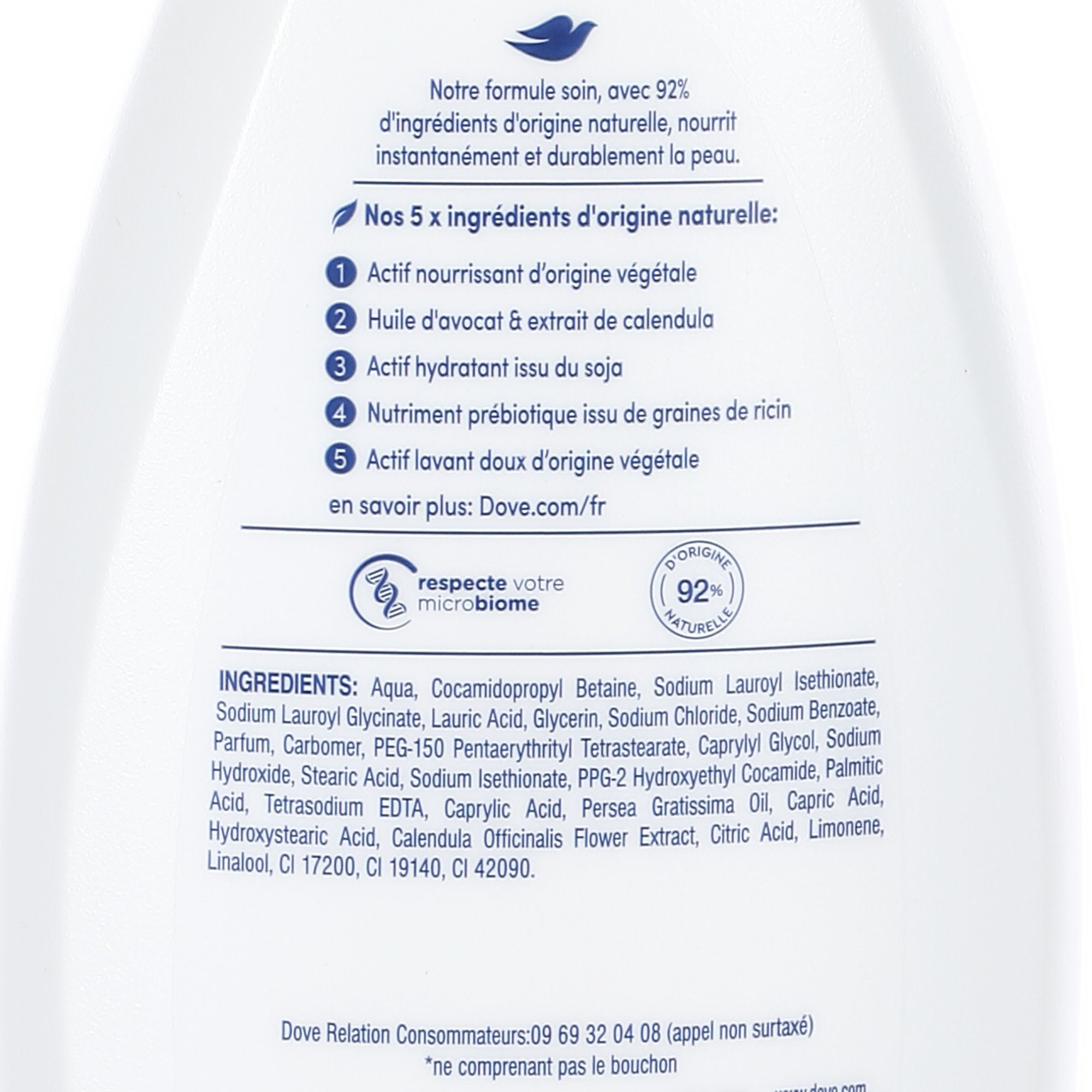 Stokomani Lot 2 gels douche soin nourrissant avocat Dove