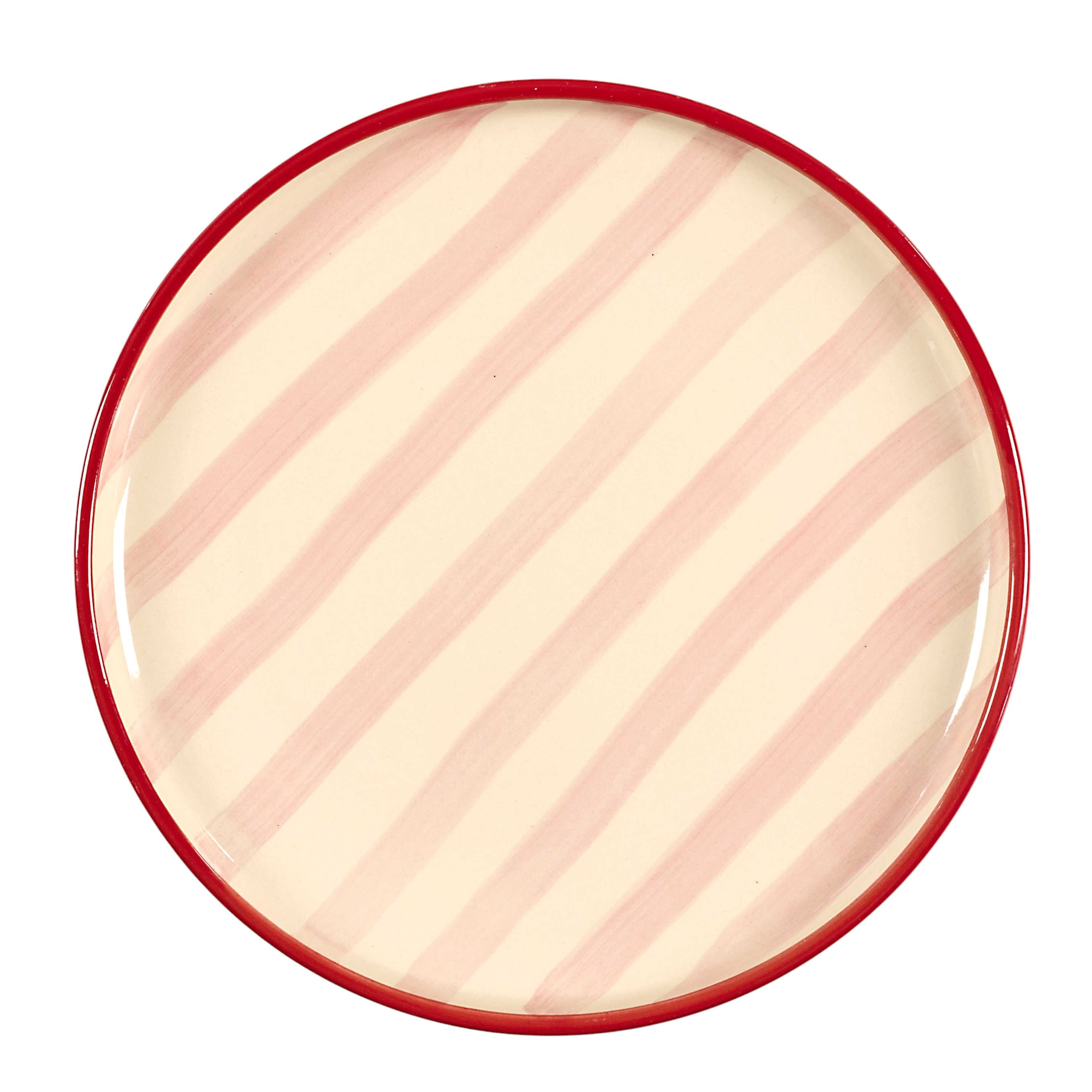 Stokomani Dolce Vita assiette plate peinte 20 cm décorative
