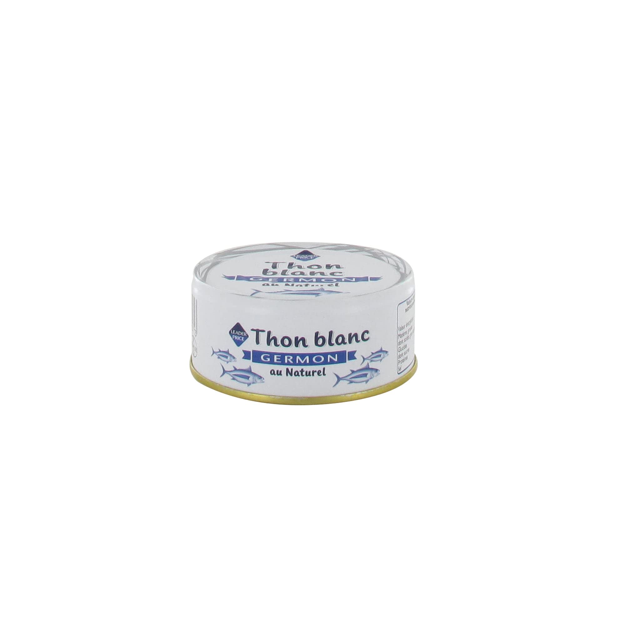 Leader Price Thon blanc nature 112g boîte conserve poisson