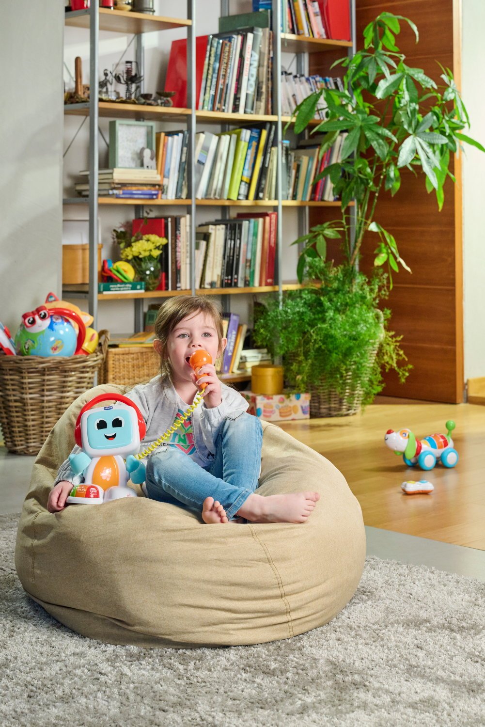 Stokomani karaoké chante avec moi micro interactif enfant
