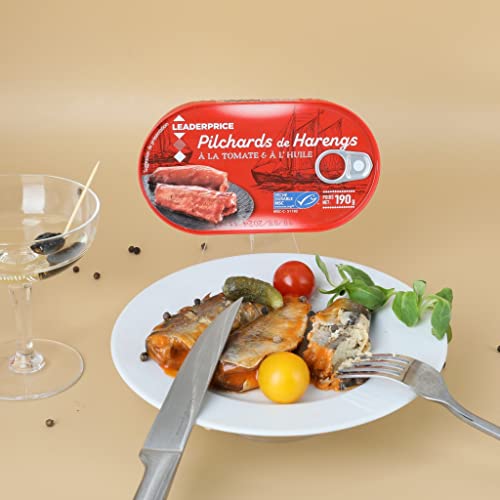 Leader Price Pilchards Harengs Tomate Conserve 190g