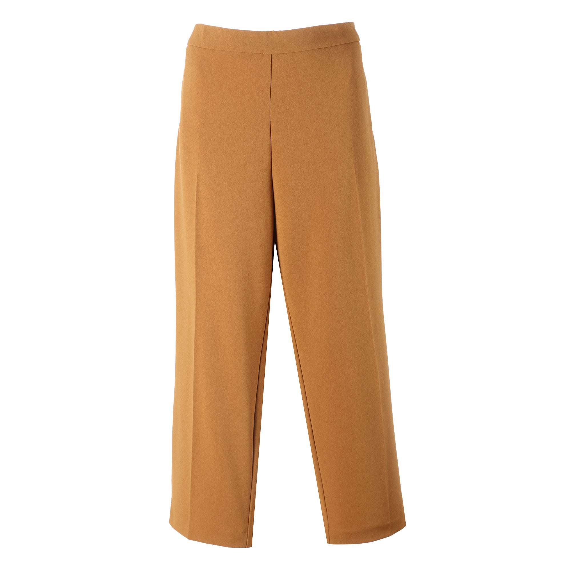 Stokomani Mode Pantalon grande taille marron femme XL