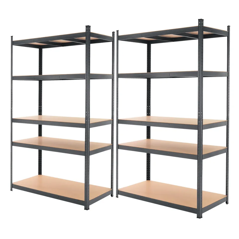 ECD Germany Werkstatt étagère métal anthracite 200x100x60 lot 2