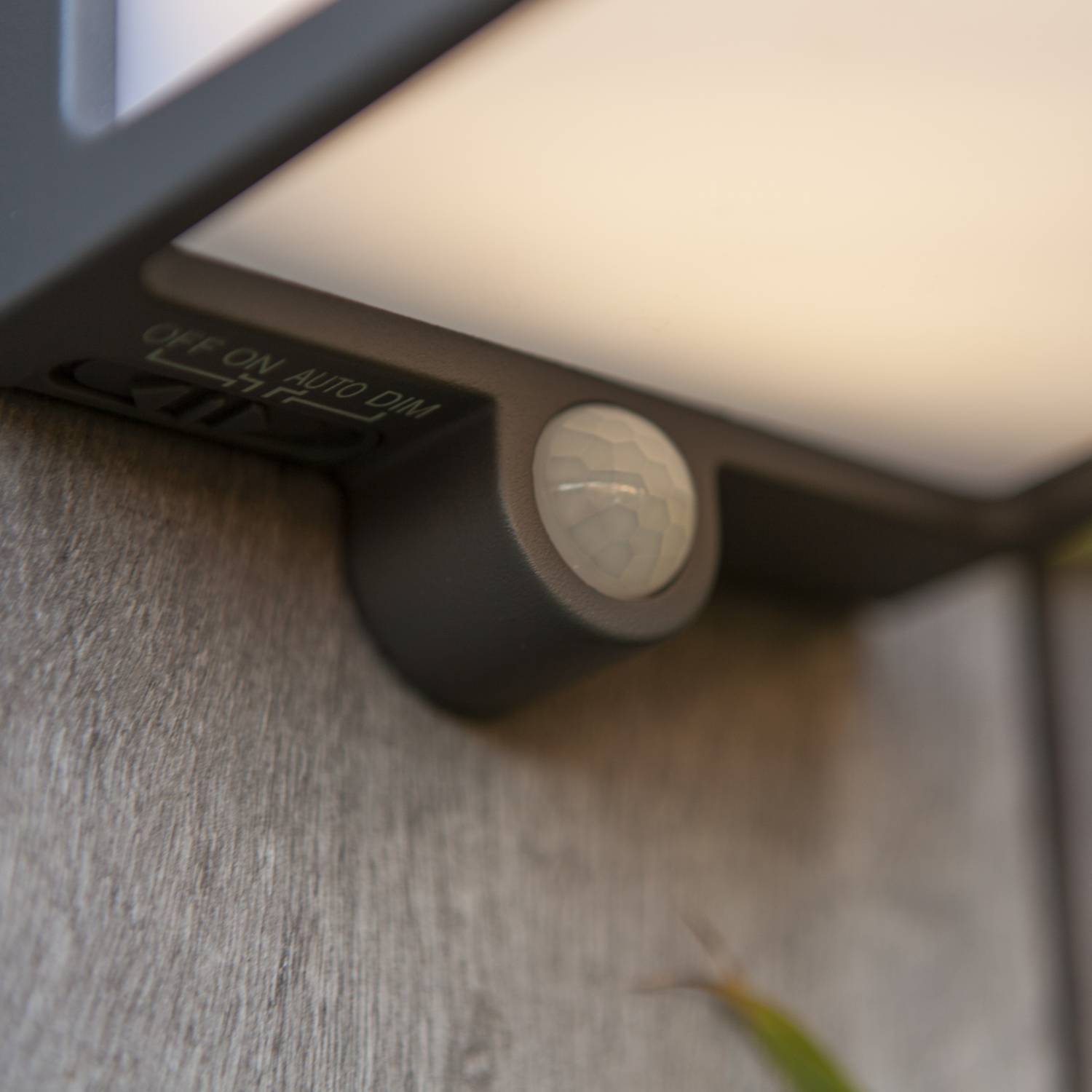 Red Deco Doblo Solar applique solaire H11 cm gris détecteur