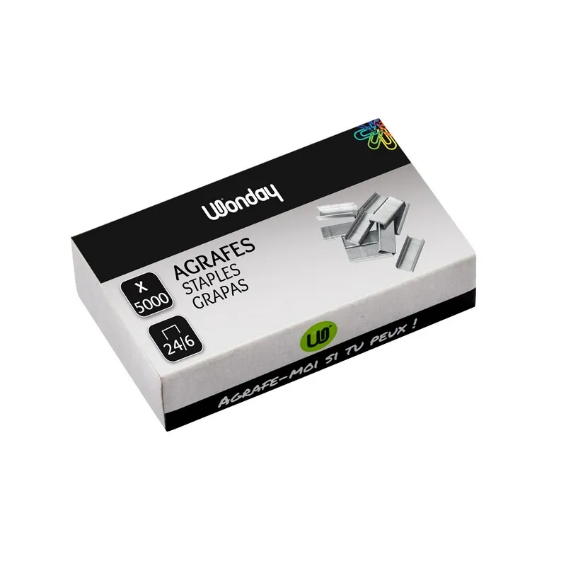 Safe Tool Fournitures de bureau agrafes 24/6 boîte x5000