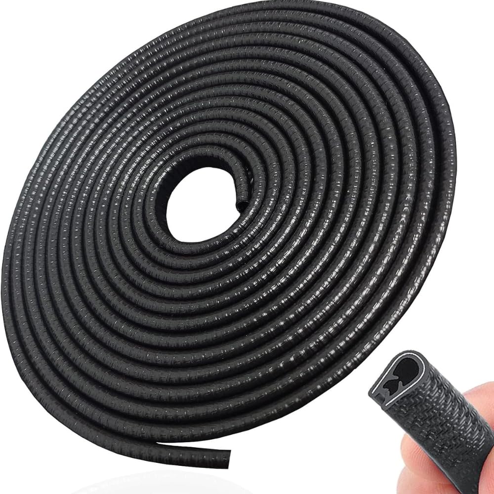 Shop-Story ProTedge bande protection portiere 4m noir caoutchouc