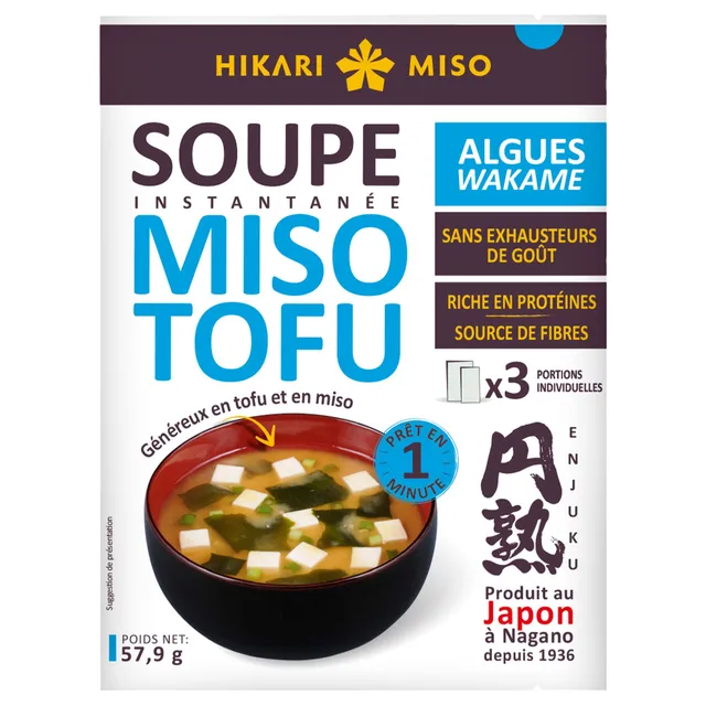 Stokomani Épicerie soupe miso tofu asiatique