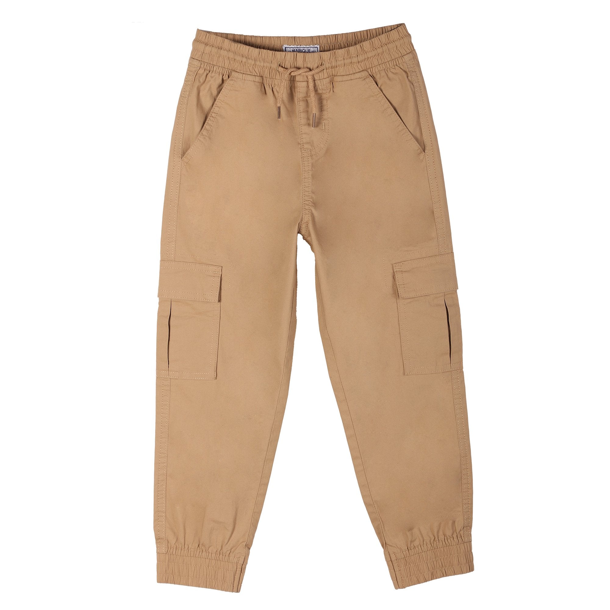 Pantalon cargo beige enfant taille 04A à 12A