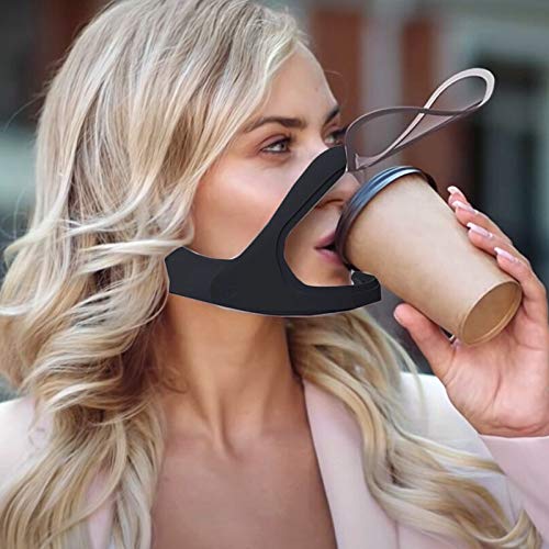 Shop-Story Smile Mask masque transparent silicone noir visière