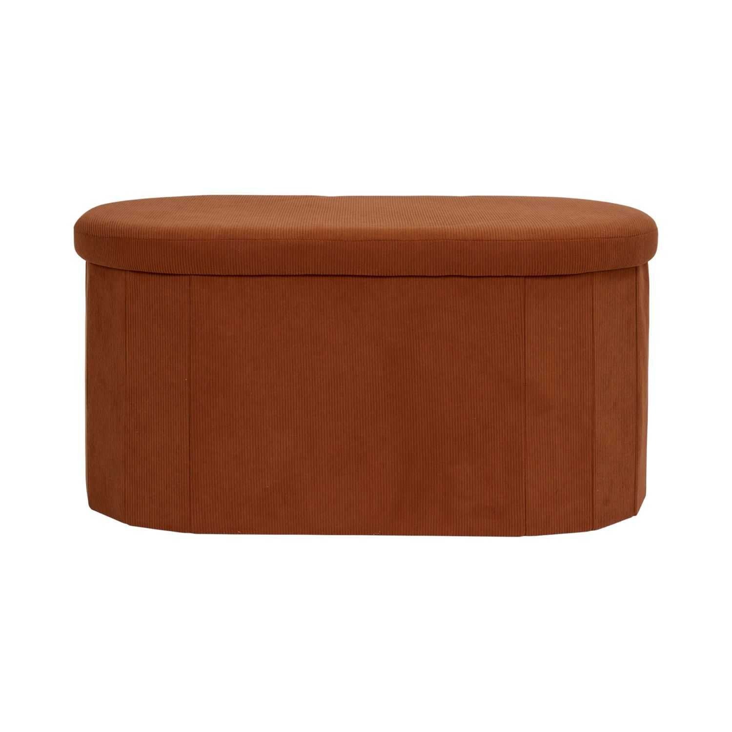 Home Deco Factory Jules coffre-banc pliable terracotta