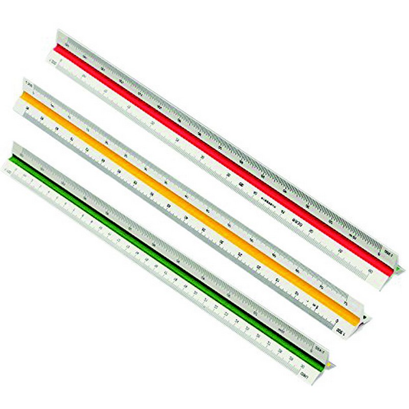 Safe Tool Fournitures de bureau kutch triangulaire 6 échelles