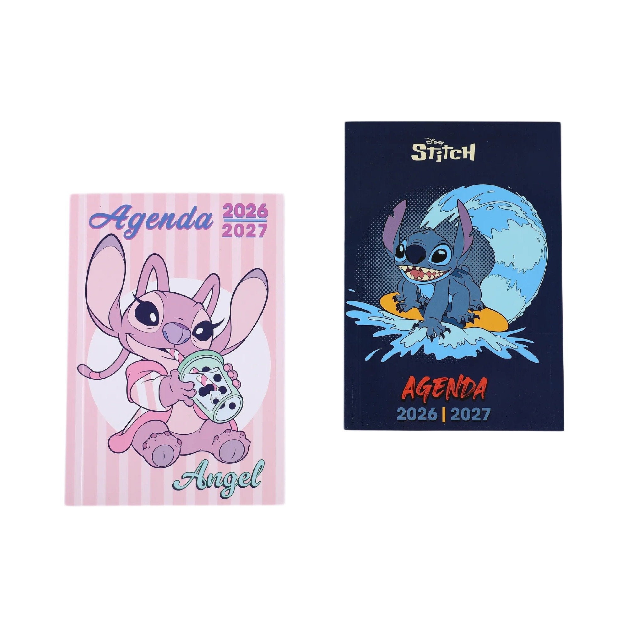 Stitch agenda 2026-2027 scolaire coloré cours et rendez-vous