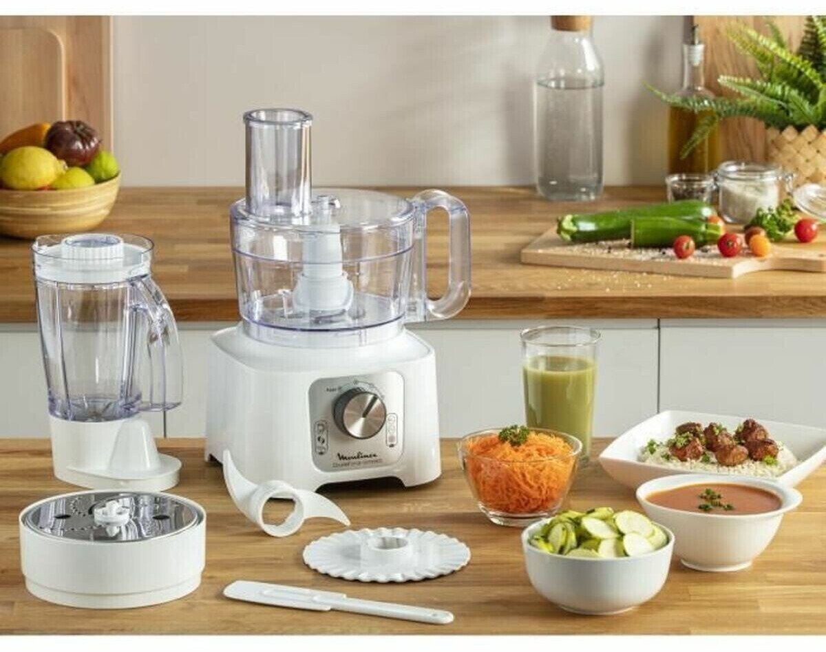 Moulinex DoubleForce Robot multifonctions 2,2L 800W