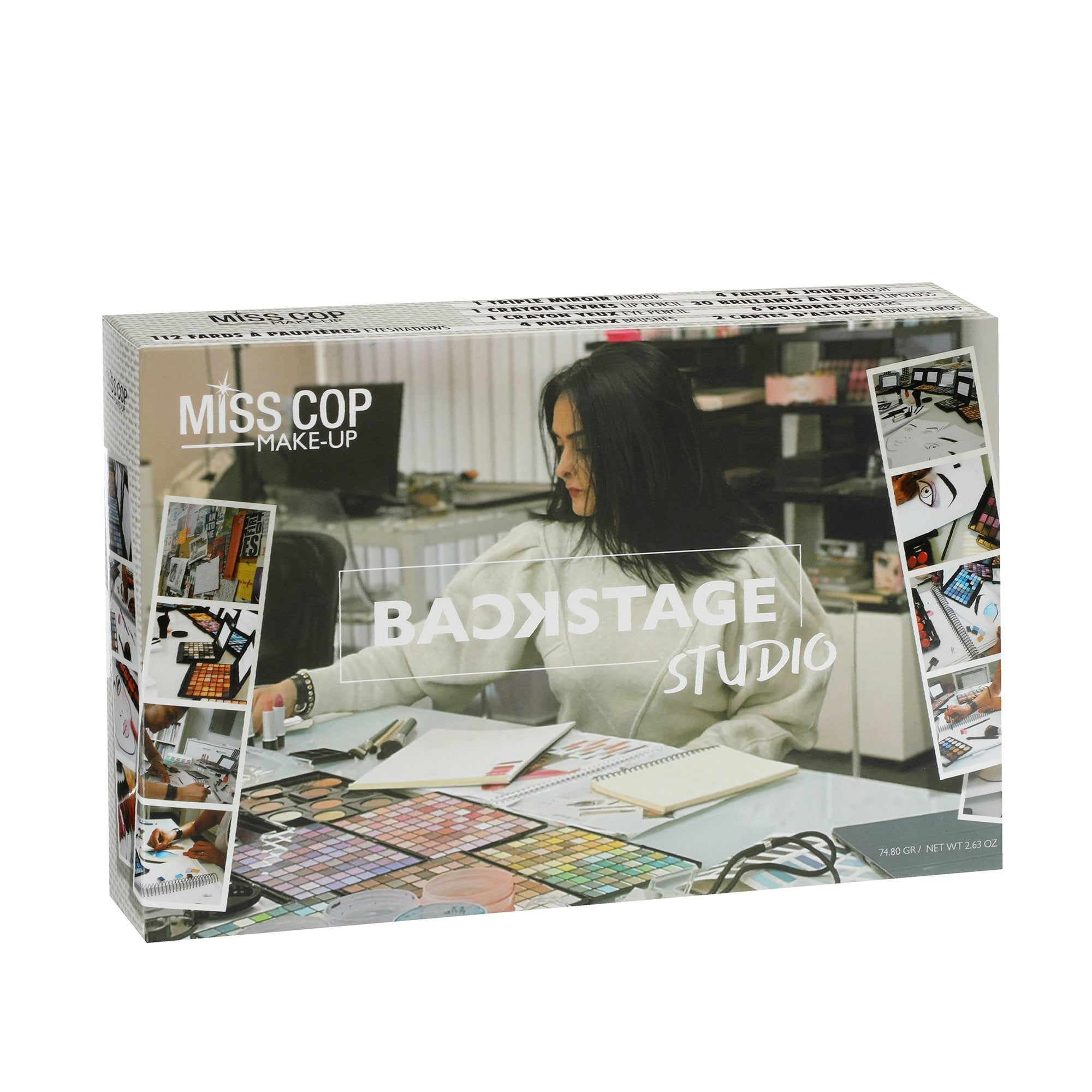 Stokomani Miss Cop Palette de maquillage complète palette pro