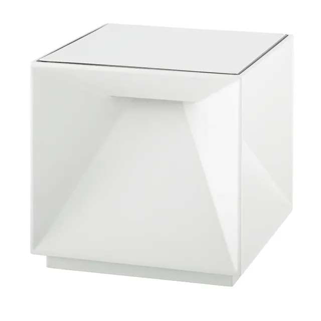 Red Deco Cubox White H10cm lampe sans fil blanche dimmable