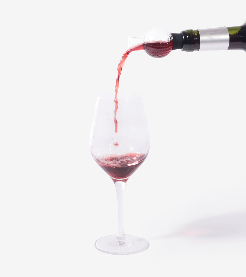 L'avant gardiste Balle de golf aérateur à vin cadeau papa