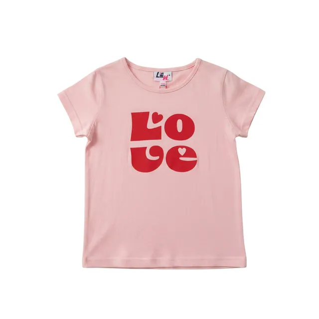 Stokomani Mode Tee shirt manche courte Rose 04A coton