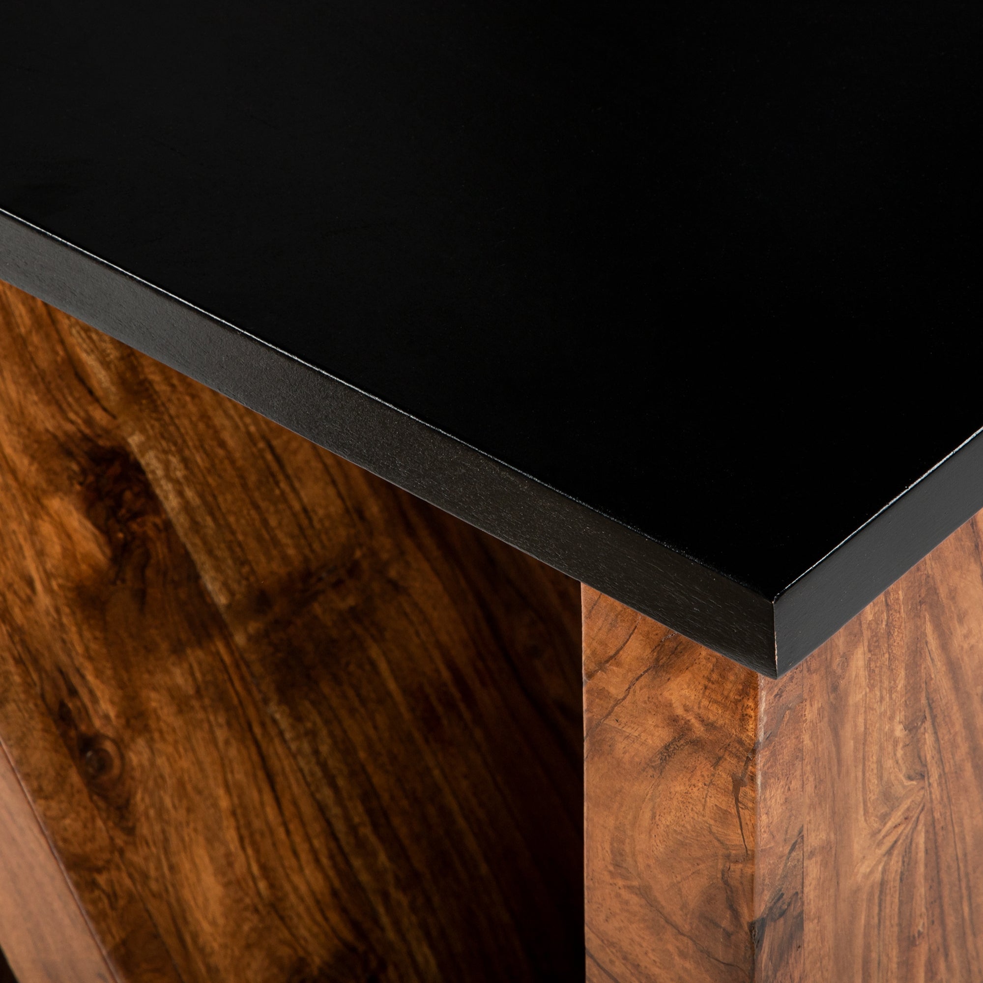 ECD Germany Neuss N table d'appoint bois marron 45x30x60