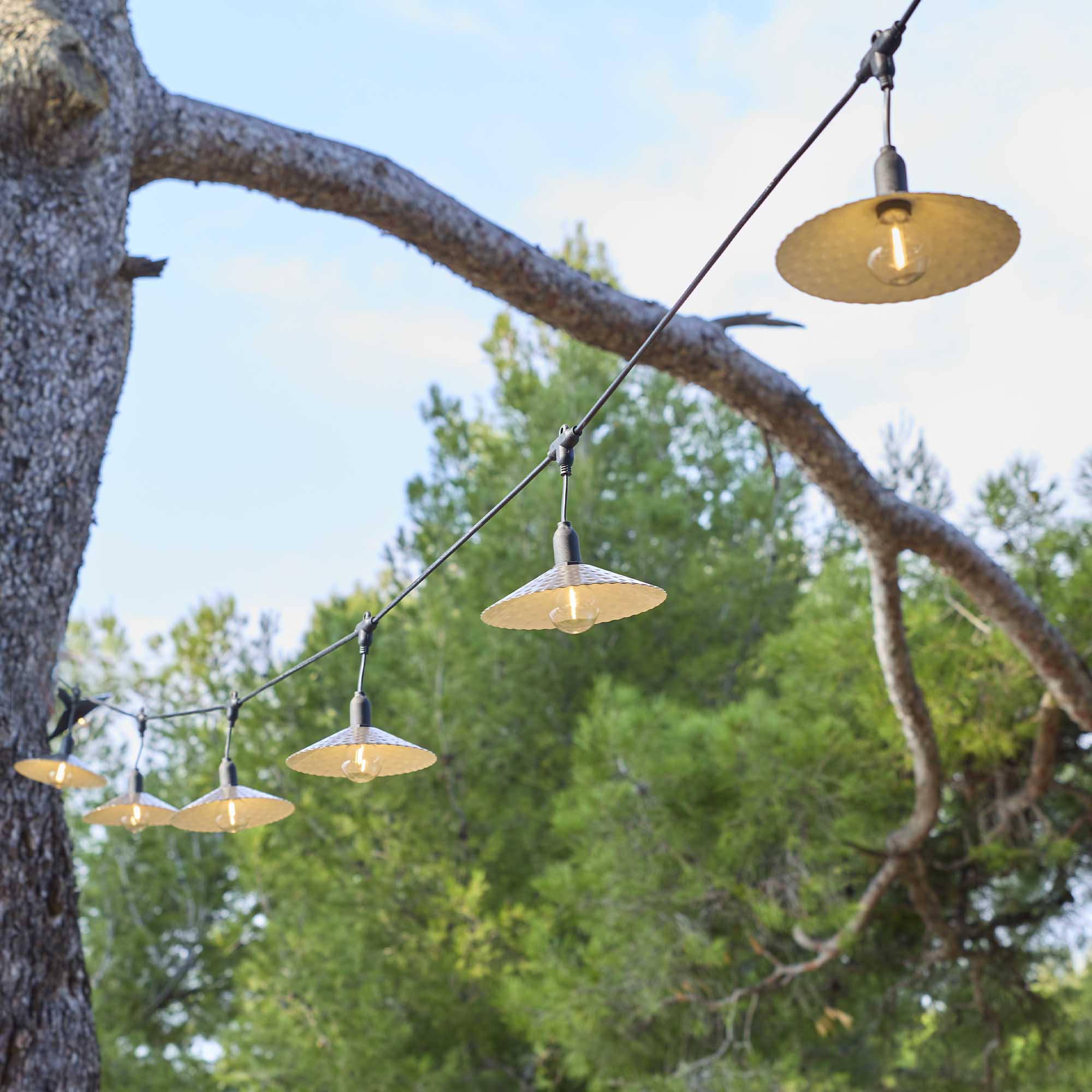 Red Deco Mini Vinty guirlande lumineuse 6 m 10 lampes solaire