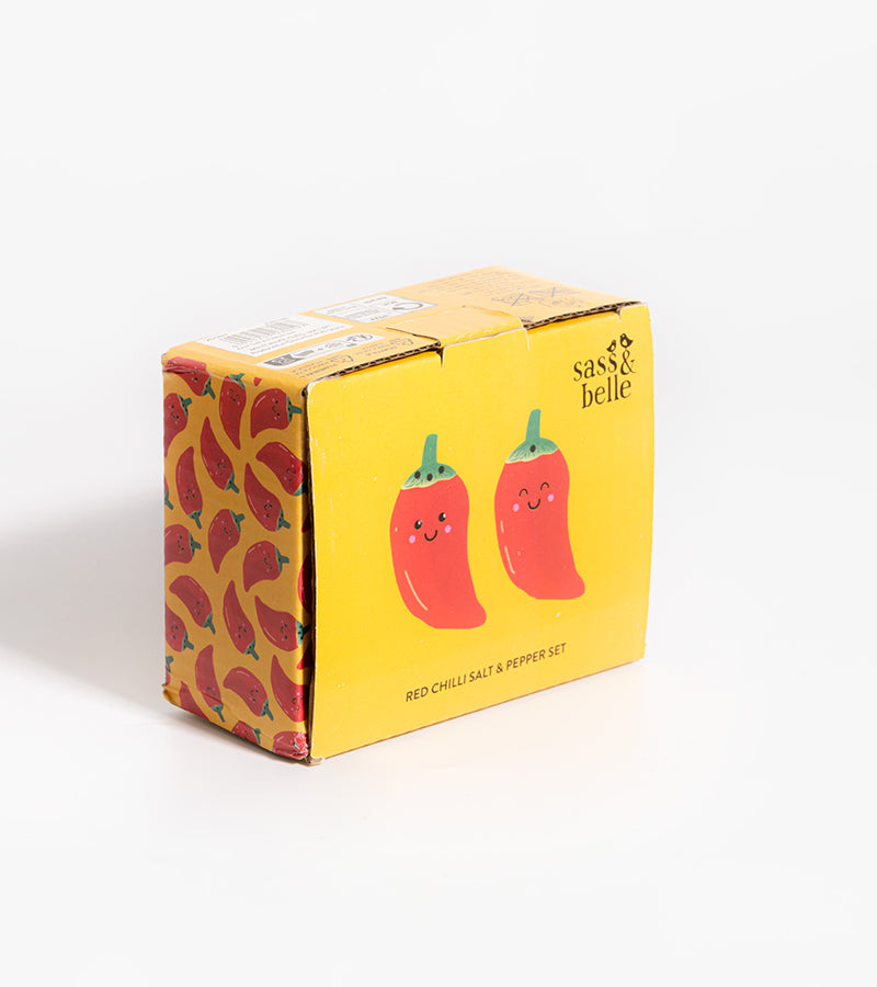 L'avant gardiste Table Fun Salière et poivrière piment duo