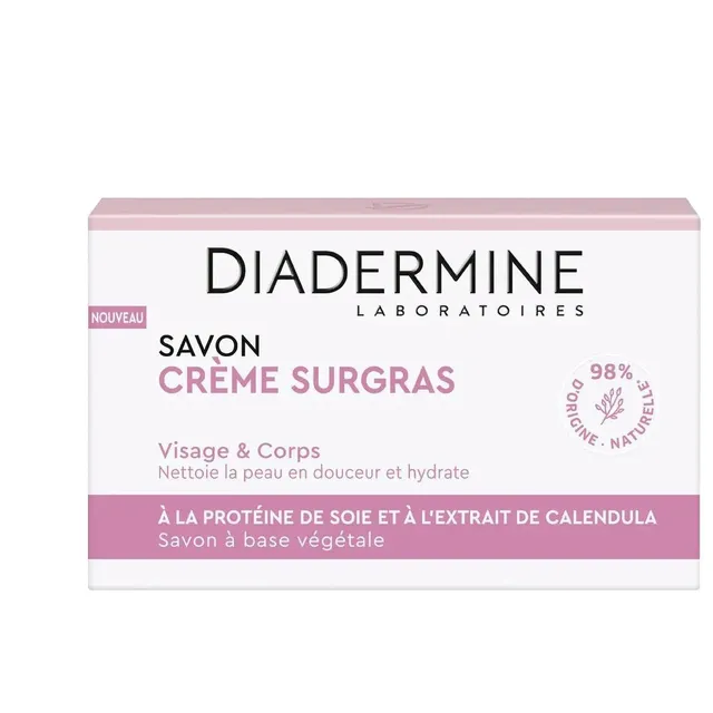 Diadermine Savon surgras peaux sèches crème