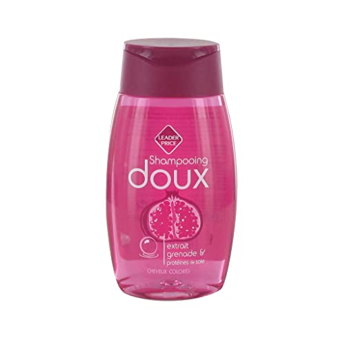 Leader Price Soins cheveux SOOA shampooing grenade 250ml colorés