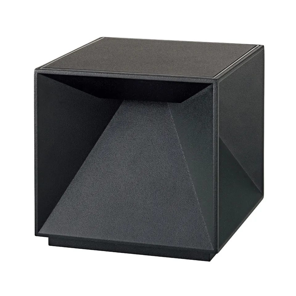 Red Deco CUBOX MINI BLACK lampe de table sans fil alu noir H8cm